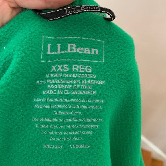 EUC LLBean Zip Up Layering Hoodie - XXS - Picture 4 of 4